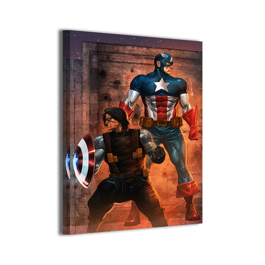 Shield Brothers Wall Art Canvas Print | Snapping Turtle Gallery