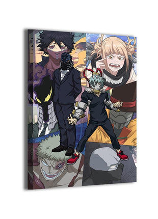 League of Villains Wall Art | My Hero Academia Acrylic, Metal & Canvas Print - Snapping Turtle Gallery