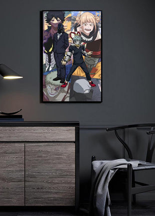 League of Villains Wall Art | My Hero Academia Acrylic, Metal & Canvas Print - Snapping Turtle Gallery