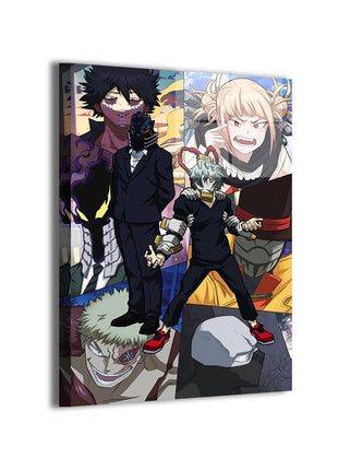 League of Villains Wall Art | My Hero Academia Acrylic, Metal & Canvas Print - Snapping Turtle Gallery