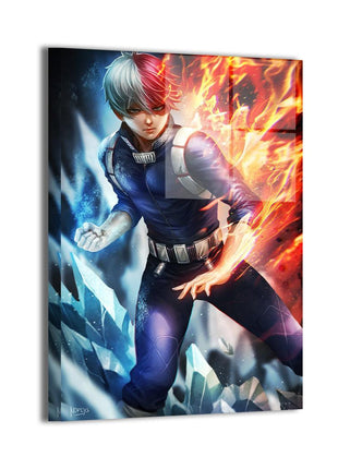 Shoto Todoroki Wall Art | My Hero Academia Fan Art | Snapping Turtle Gallery - Snapping Turtle Gallery