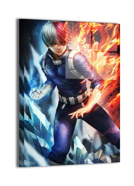 Shoto Todoroki Wall Art | My Hero Academia Fan Art | Snapping Turtle Gallery - Snapping Turtle Gallery