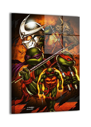 Shredder and Splinter Wall Art | TMNT Fan Art | Snapping Turtle Gallery - Snapping Turtle Gallery