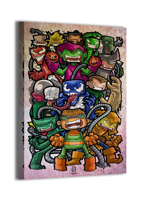 Sinister Gallery wall art featuring Spider-Man villains ensemble — alternate artwork view