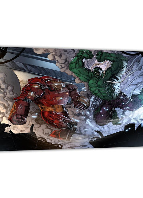 Smash Protocol Wall Art | Hulk vs Hulkbuster | Snapping Turtle Gallery [variant_option1] Print, Premium Wall Art by Snapping Turtle Gallery