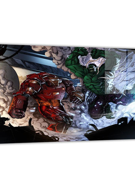 Smash Protocol Wall Art | Hulk vs Hulkbuster | Snapping Turtle Gallery [variant_option1] Print, Premium Wall Art by Snapping Turtle Gallery