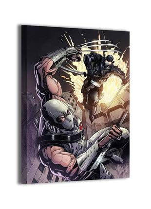 Snake Eyes vs Storm Shadow Wall Art | Silent Rivals | Snapping Turtle Gallery - Snapping Turtle Gallery