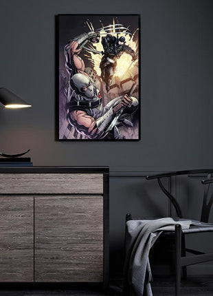 Snake Eyes vs Storm Shadow Wall Art | Silent Rivals | Snapping Turtle Gallery - Snapping Turtle Gallery