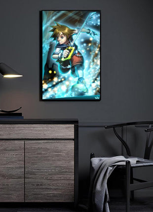 Sora Wall Art | Kingdom Hearts Fan Art | Snapping Turtle Gallery [variant_option1] Print, Premium Wall Art by Snapping Turtle Gallery