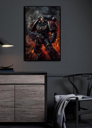 Space Marine Art | Acrylic, Metal & Canvas - Snapping Turtle Gallery