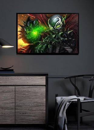 Spawn Wall Art | Spawned Retribution HD Acrylic, Metal & Canvas Print - Snapping Turtle Gallery
