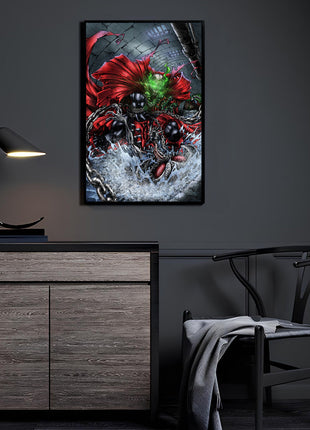 Chains of the Hellspawn Spawn vs Violator Wall Art