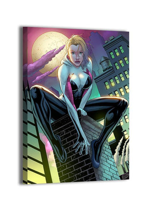 Spider-Gwen Wall Art | Marvel Ultra-HD Acrylic, Metal & Canvas Print - Snapping Turtle Gallery
