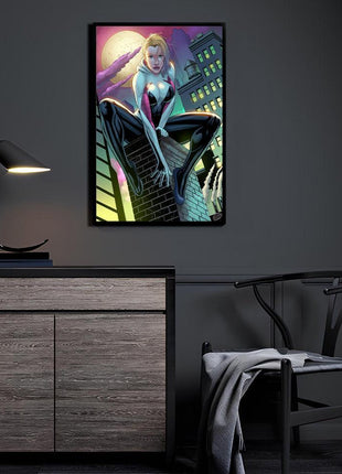 Spider-Gwen Wall Art | Marvel Ultra-HD Acrylic, Metal & Canvas Print - Snapping Turtle Gallery