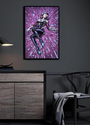 Spider-Gwen Wall Art | Marvel Fan Art | Snapping Turtle Gallery - Snapping Turtle Gallery