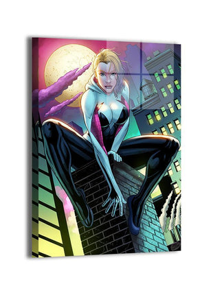 Spider-Gwen Wall Art | Marvel Ultra-HD Acrylic, Metal & Canvas Print - Snapping Turtle Gallery