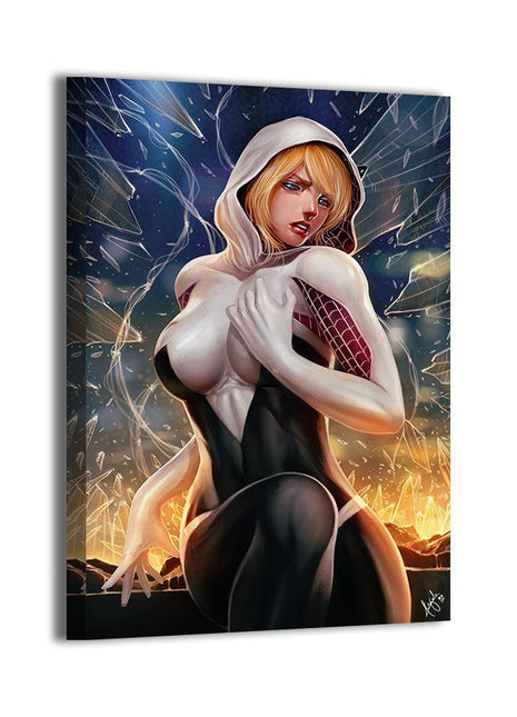 Spider-Gwen Wall Art | Acrylic, Metal & Canvas Print - Snapping Turtle Gallery