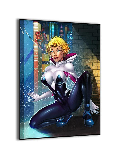 Spider-Gwen Wall Art | Marvel HD Acrylic, Metal & Gallery Canvas Print - Snapping Turtle Gallery