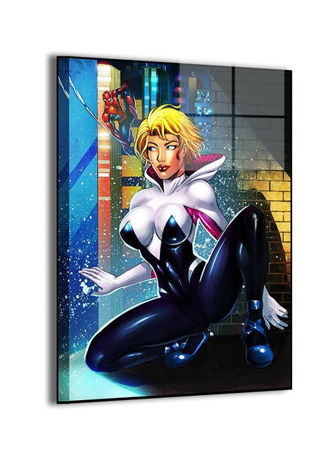 Spider-Gwen Wall Art | Marvel HD Acrylic, Metal & Gallery Canvas Print - Snapping Turtle Gallery