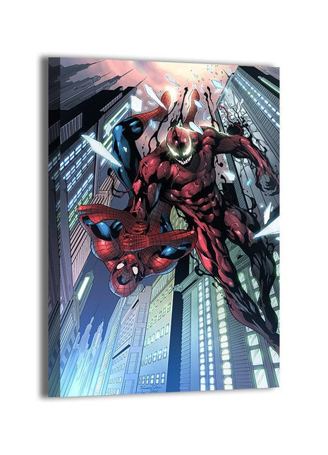 Spider-Man & Carnage Wall Art | Marvel Fan Art | Snapping Turtle Gallery [variant_option1] Print, Premium Wall Art by Snapping Turtle Gallery