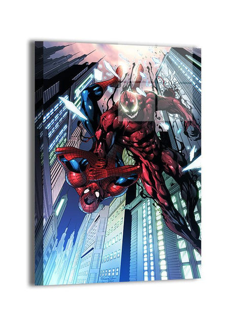 Spider-Man & Carnage Wall Art | Marvel Fan Art | Snapping Turtle Gallery [variant_option1] Print, Premium Wall Art by Snapping Turtle Gallery