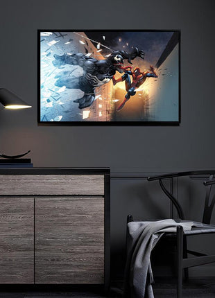 Spider-Man & Venom Wall Art | Marvel Fan Art | Snapping Turtle Gallery - Snapping Turtle Gallery