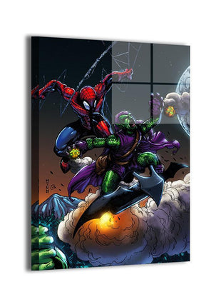 Spider-Man Wall Art | Web of Vengeance Acrylic, Metal & Canvas Print - Snapping Turtle Gallery