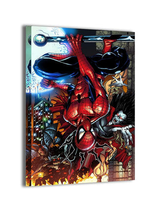 Spider-Man vs Morbius Wall Art | Marvel Acrylic, Metal & Canvas Prints - Snapping Turtle Gallery