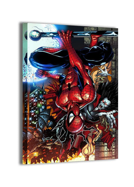 Spider-Man vs Morbius Wall Art | Marvel Acrylic, Metal & Canvas Prints - Snapping Turtle Gallery