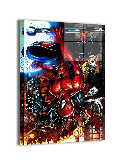 Spider-Man vs Morbius Wall Art | Marvel Acrylic, Metal & Canvas Prints - Snapping Turtle Gallery