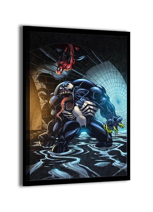 Spider-Man vs Venom Wall Art | Marvel HD Acrylic, Metal & Canvas Print - Snapping Turtle Gallery