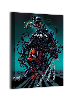 Spider-Man vs Venom Wall Art | Marvel Fan Art | Snapping Turtle Gallery - Snapping Turtle Gallery