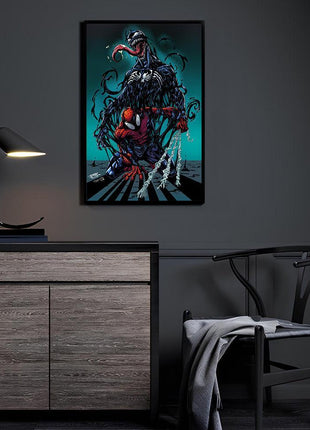Spider-Man vs Venom Wall Art | Marvel Fan Art | Snapping Turtle Gallery - Snapping Turtle Gallery