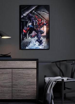 Spider-Man vs Venom Wall Art | Marvel Fan Art | Snapping Turtle Gallery - Snapping Turtle Gallery