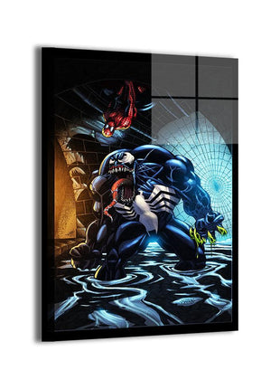 Spider-Man vs Venom Wall Art | Marvel HD Acrylic, Metal & Canvas Print - Snapping Turtle Gallery