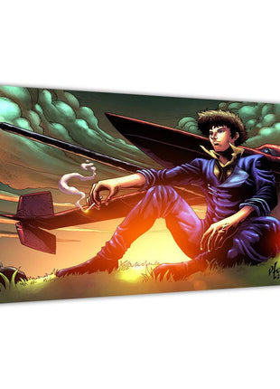 Spike Spiegel Wall Art | Cowboy Bebop Fan Art | Snapping Turtle Gallery - Snapping Turtle Gallery