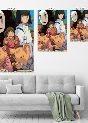 Spirited Away Wall Art | Studio Ghibli Acrylic, Metal & Canvas - Snapping Turtle Gallery