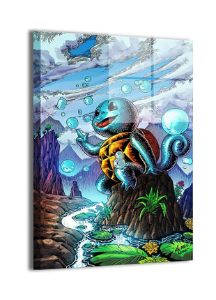Squirtle Wall Art | Pokémon Fan Art | Snapping Turtle Gallery [variant_option1] Print, Premium Wall Art by Snapping Turtle Gallery