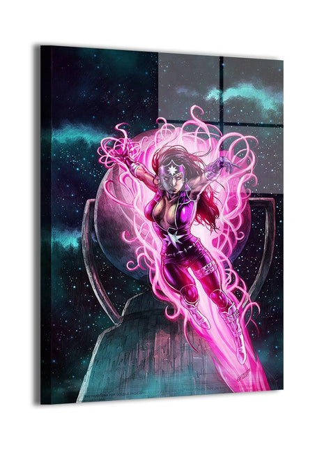 Star Sapphire Wall Art | DC Comics Fan Art | Snapping Turtle Gallery [variant_option1] Print, Premium Wall Art by Snapping Turtle Gallery