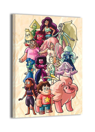Steven Universe Wall Art | Crystal Gem Guardians | Snapping Turtle Gallery - Snapping Turtle Gallery