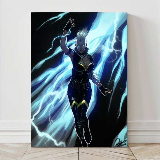 Storm Surge Wall Art 24x36 Canvas Print – Snapping Turtle Gallery