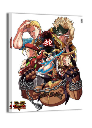 Street Fighter V Wall Art | Street Fighter Fan Art | Snapping Turtle Gallery - Snapping Turtle Gallery