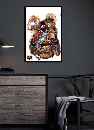 Street Fighter V Wall Art | Street Fighter Fan Art | Snapping Turtle Gallery - Snapping Turtle Gallery
