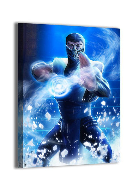 Sub-Zero Wall Art | Mortal Kombat Fan Art | Snapping Turtle Gallery - Snapping Turtle Gallery