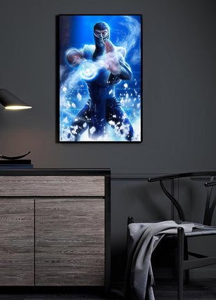 Sub-Zero Wall Art | Mortal Kombat Fan Art | Snapping Turtle Gallery - Snapping Turtle Gallery