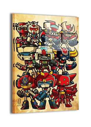 Super Robot Wall Art | Mecha Anime HD Acrylic, Metal & Canvas Print - Snapping Turtle Gallery