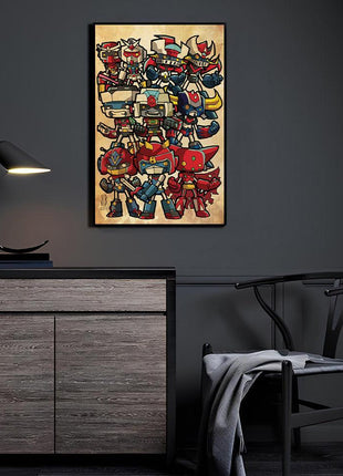 Super Robot Wall Art | Mecha Anime HD Acrylic, Metal & Canvas Print - Snapping Turtle Gallery