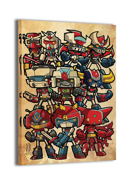 Super Robot Wall Art | Mecha Anime HD Acrylic, Metal & Canvas Print - Snapping Turtle Gallery