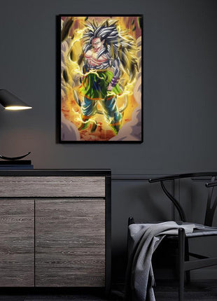 Super Saiyan 5 Goku Wall Art | Dragon Ball Fan Art | Snapping Turtle Gallery - Snapping Turtle Gallery