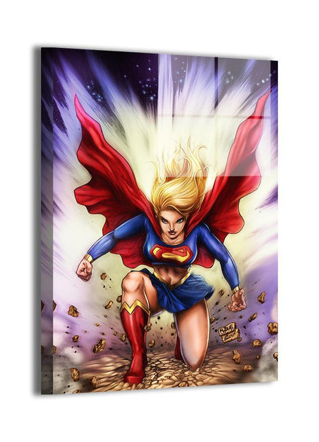 Supergirl Wall Art | DC Comics Ultra-HD Acrylic, Metal & Canvas Print - Snapping Turtle Gallery